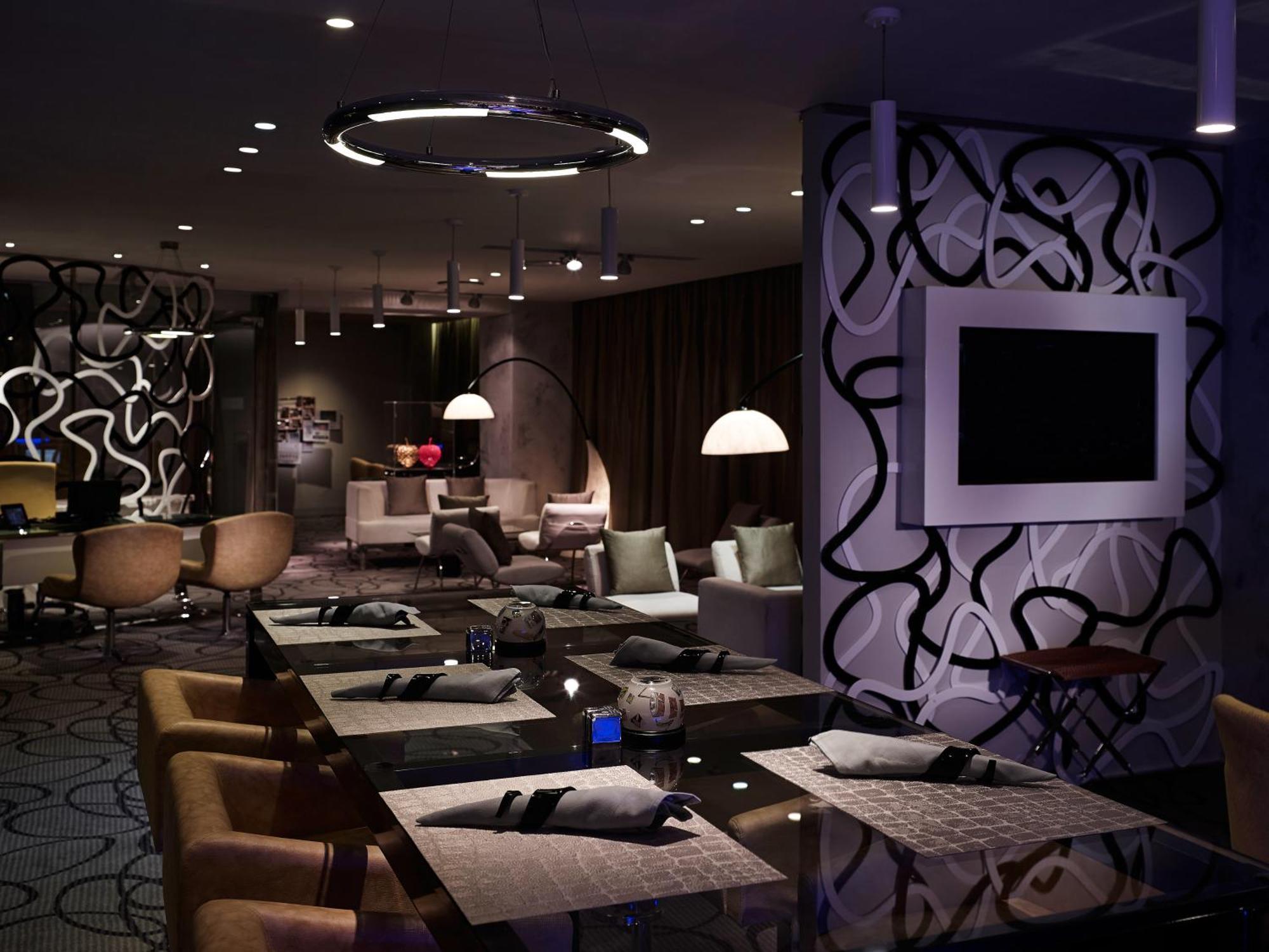 Pullman Jakarta Central Park Exterior foto 3D rendering of a restaurant interior